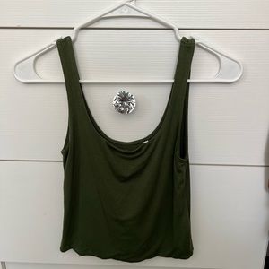 PacSun army green tank top